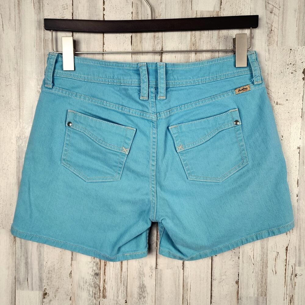 Levi Strauss Signature Shorts Teal Blue Size 8 - Picture 2 of 5